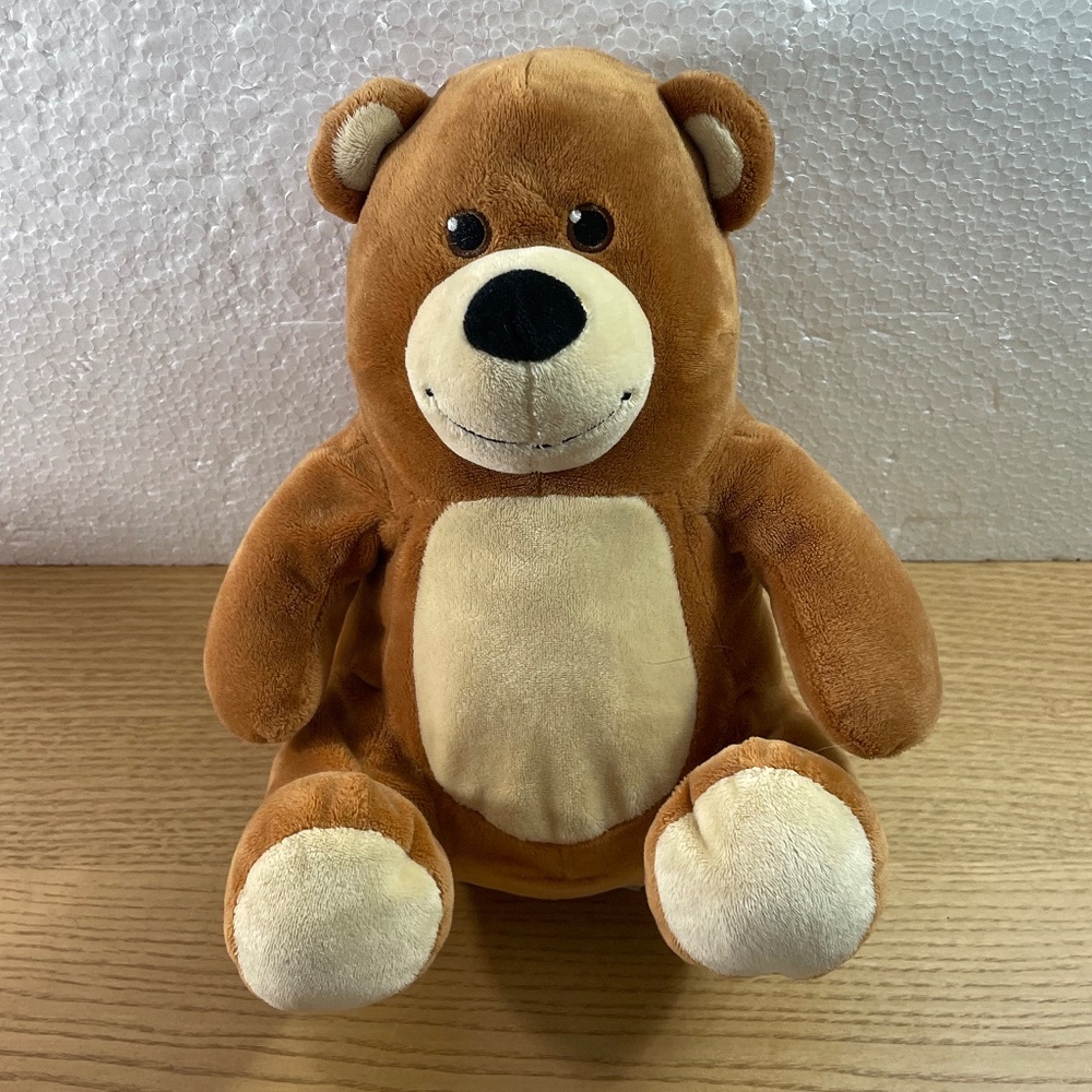Kohls Cares World of Salina Yoon Bear Plush Brown Cream Stuffed Animal Toy 11"
